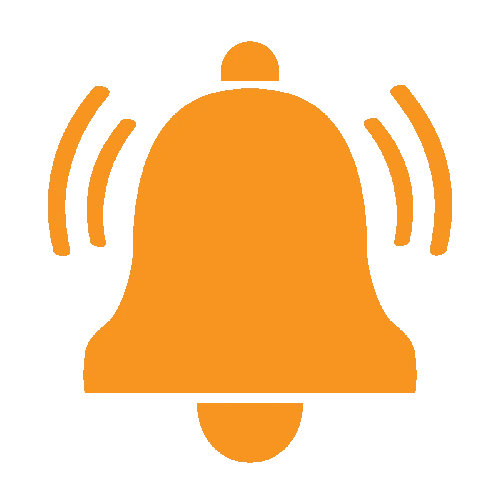 alarm bell ringing icon